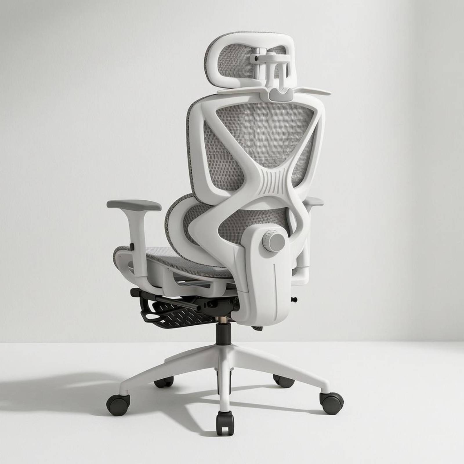 Office Furniture - Yatarlı Sırtlı Ergonomik Fileli Sandalye Yüksek