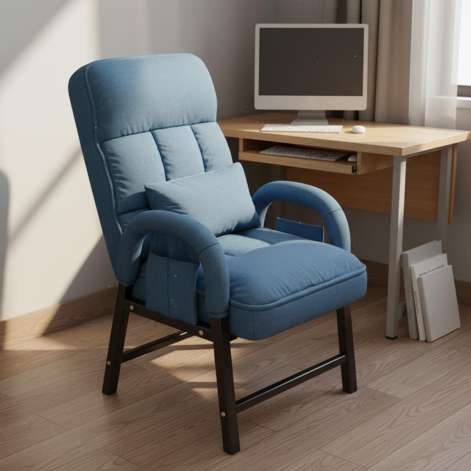 Office Furniture - Yüksek Sırtlı Tembel Koltuk Ayarlanabilir Sırtlık