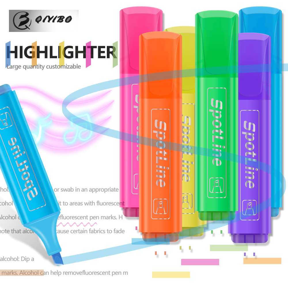 Pastel Highlighter Set Double Ended - 4/6 adet/set Pastel düz tek kafa
