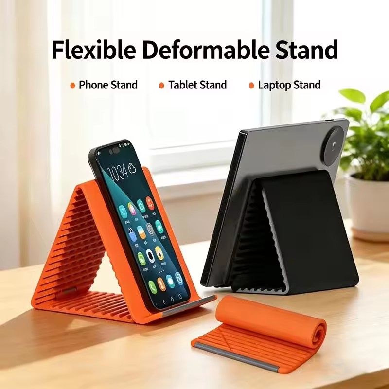 Desk Accessories - Tembel Taşınabilir Telefon Standı Silikon Masaüstü