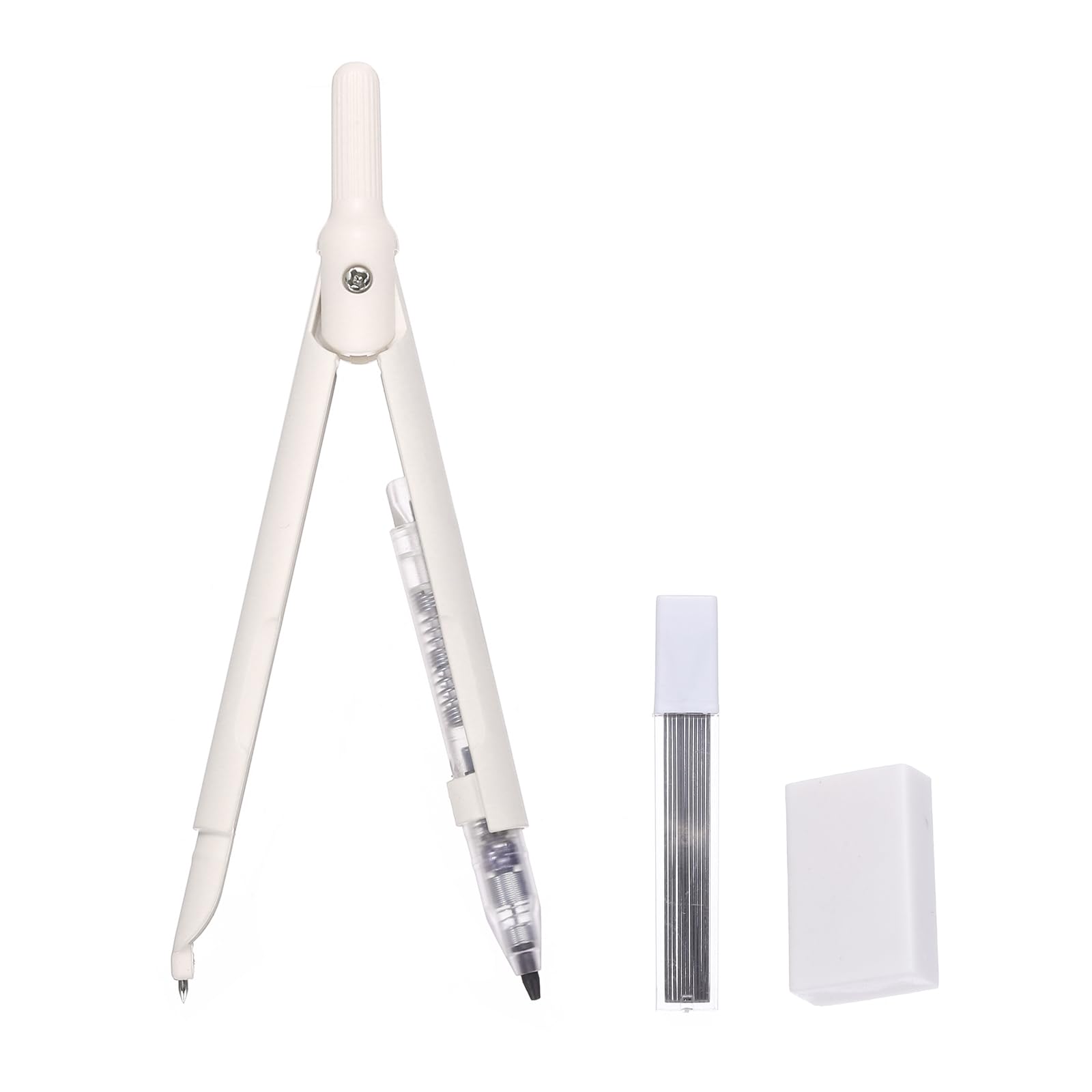Math Geometry Set With Compass - Pusula Seti Metal Profesyonel Kurşun Yedekleri
