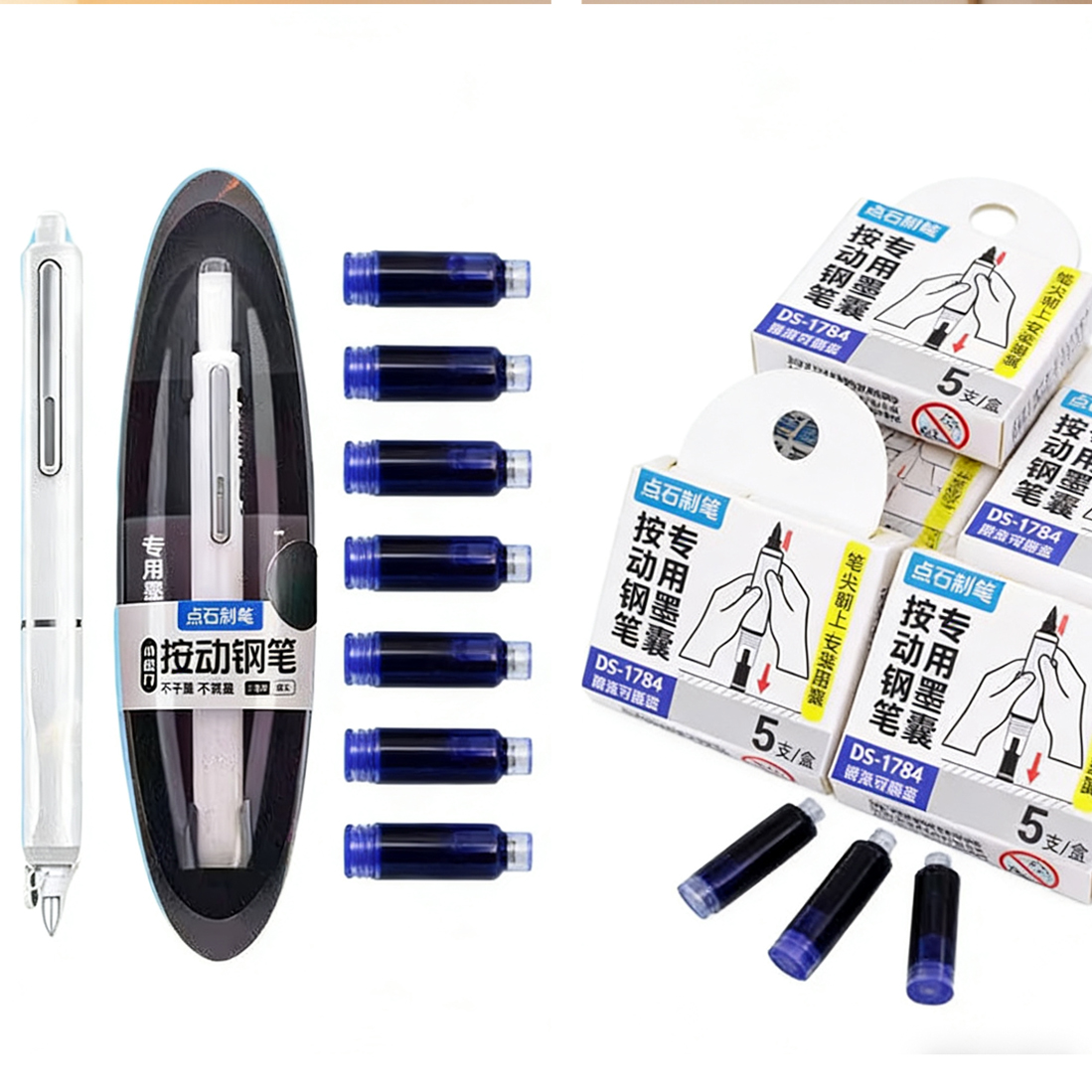 Retractable Eraser Pen Click - Silinebilir Uzay-Zaman Kapsülü Basınçlı Kalem 20