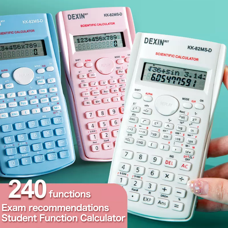 Scientific Calculator For Secondary School - Çok fonksiyonlu fonksiyonlar hesap makinesi taşınabilir