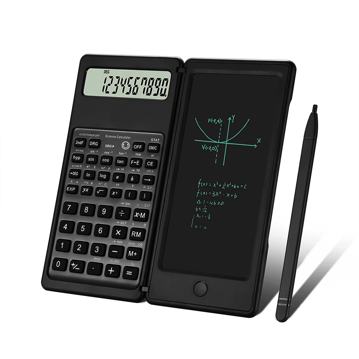 Scientific Calculator For Secondary School - Yazılabilir Katlanabilir Tabletli Bilimsel Hesap Makinesi