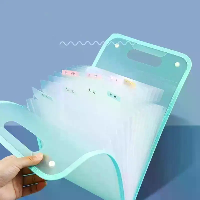 Expandable Accordion File Folder 13 Pockets - 13 Cepli Genişletilebilir Dosya Klasörü A4