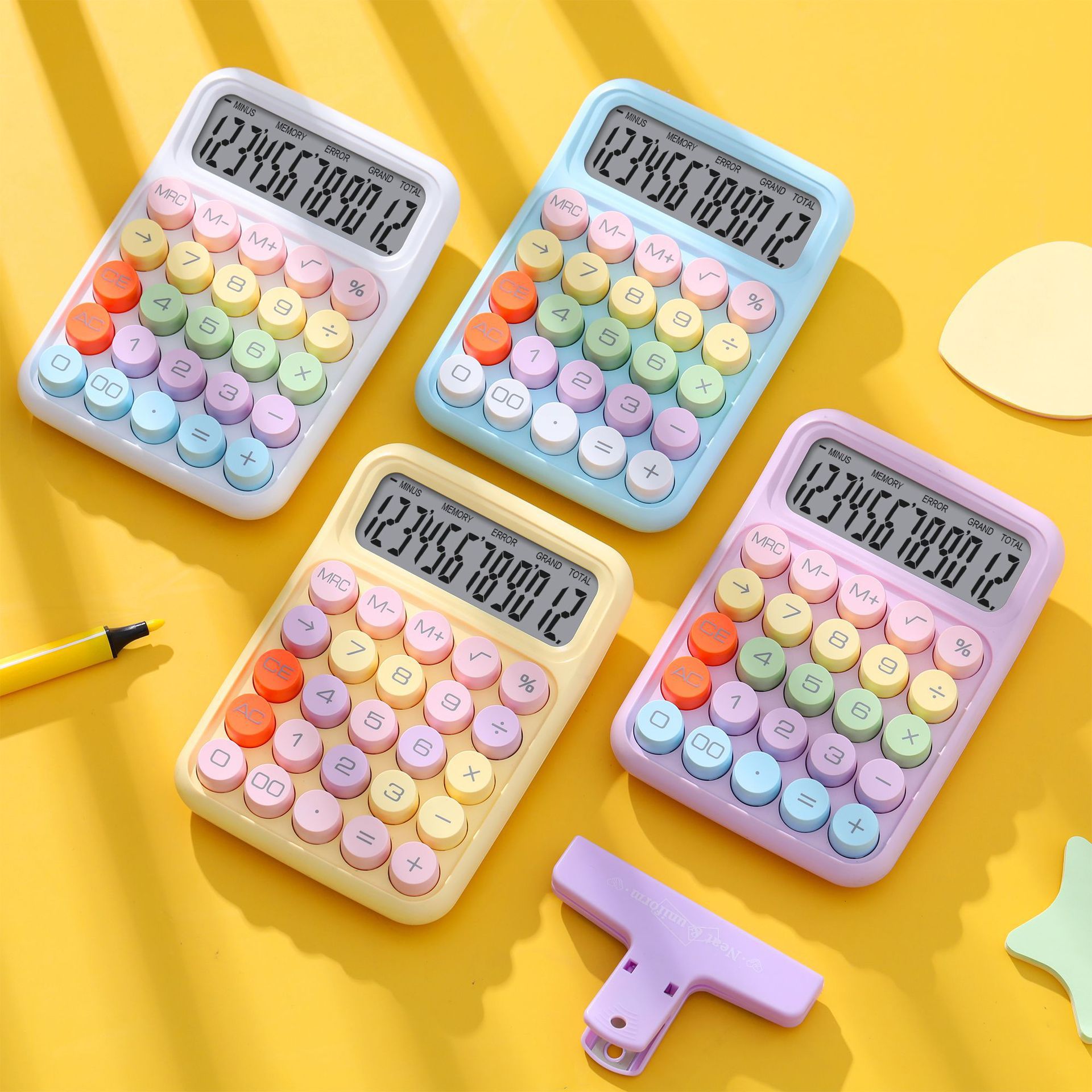 Scientific Calculator For Secondary School - Klavye Hesap Makinesi Ofis 12 haneli