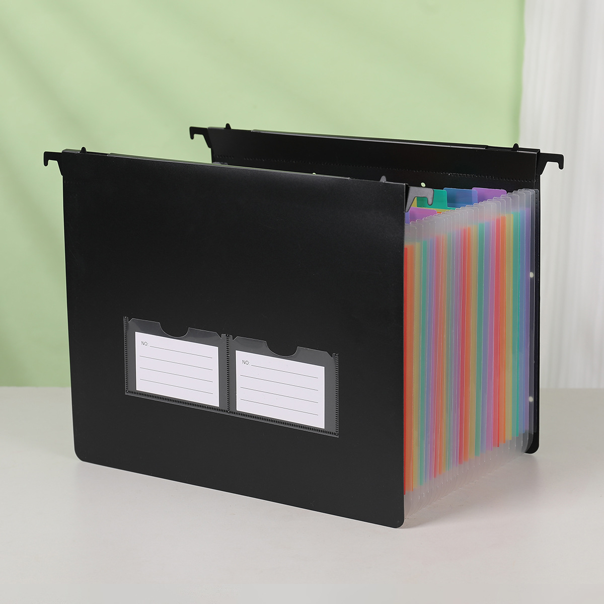Expandable Accordion File Folder 13 Pockets - Asılı Akordeon Dosya Klasörü 7/13/25 Cepli