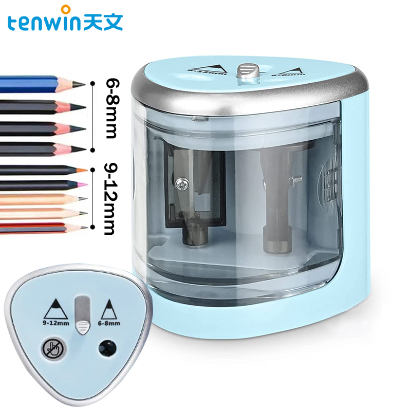 Electric Pencil Sharpener Usb - Tenwin Yeni Iki delikli Elektrikli Otomatik