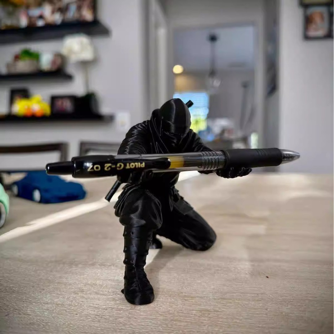 Stationery - 3D Baskılı Ninja Kalemlik Yaratıcı Masaüstü