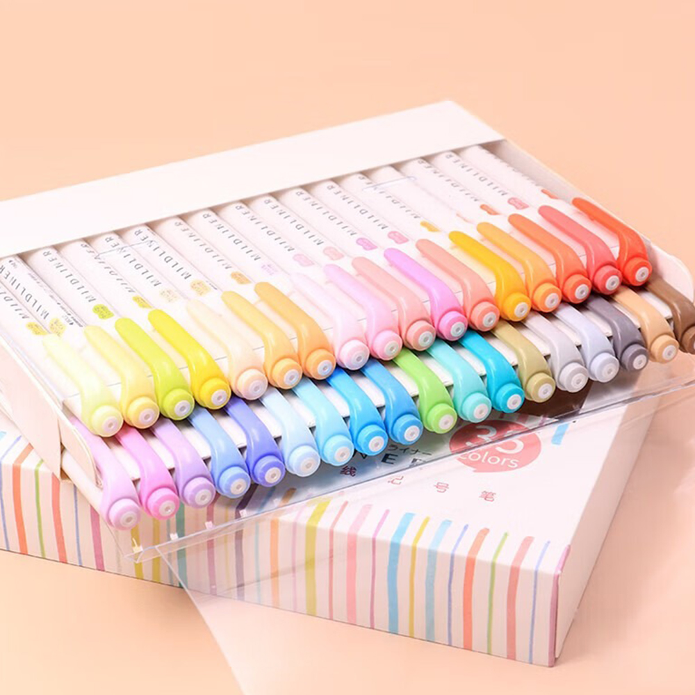 35 Renk ZEBRA Mildliner Highla - Pastel Highlighter Set Double Ended incelemesi ve fiyatı
