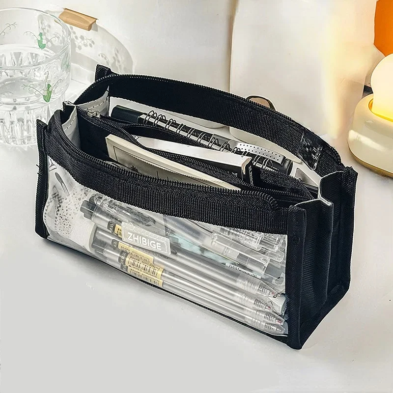 6 kat Büyük Kapasiteli Kalem Ç - Aesthetic Large Pencil Case Pouch incelemesi ve fiyatı