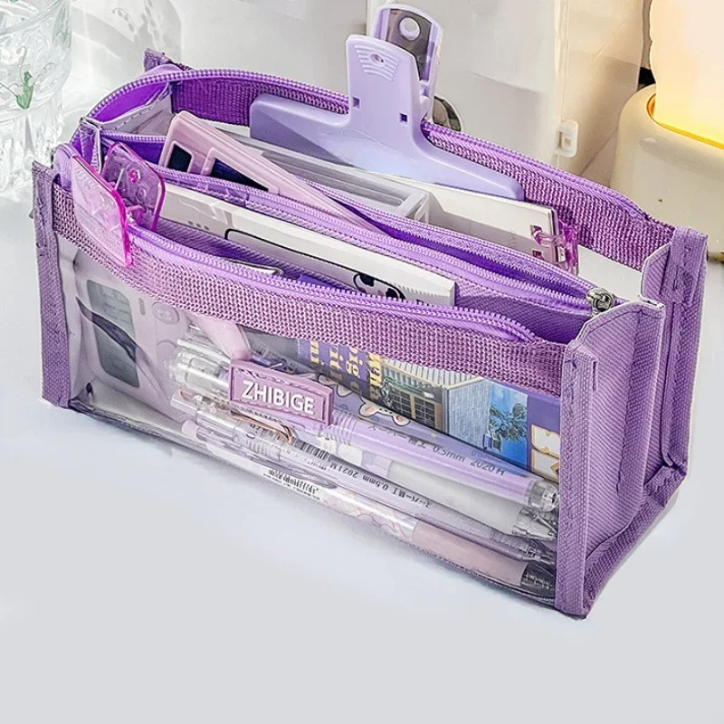 6 kat Büyük Kapasiteli Kalem Ç - Aesthetic Large Pencil Case Pouch incelemesi ve fiyatı