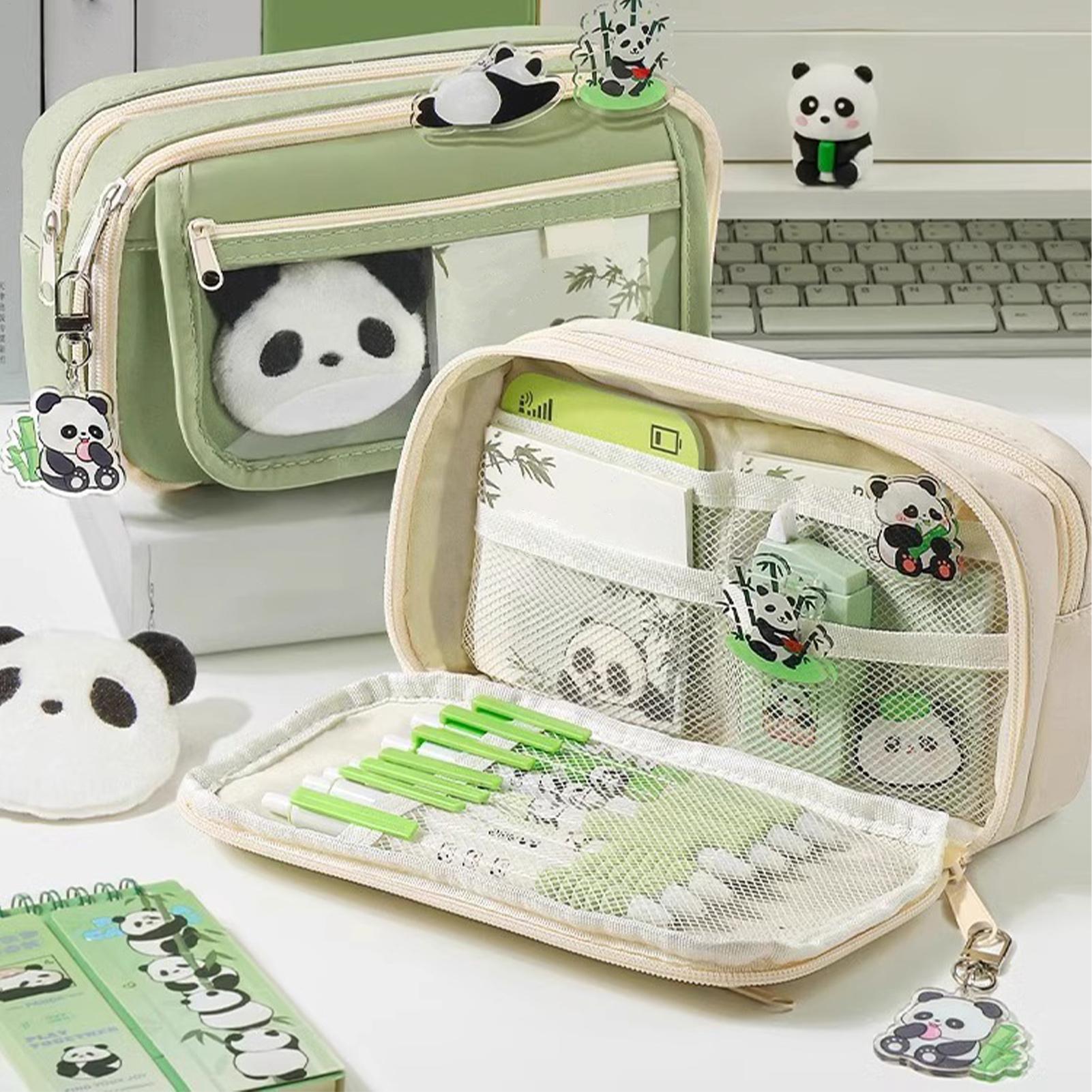 Estetik Kalem Kutusu Panda Kal - Aesthetic Large Pencil Case Pouch incelemesi ve fiyatı