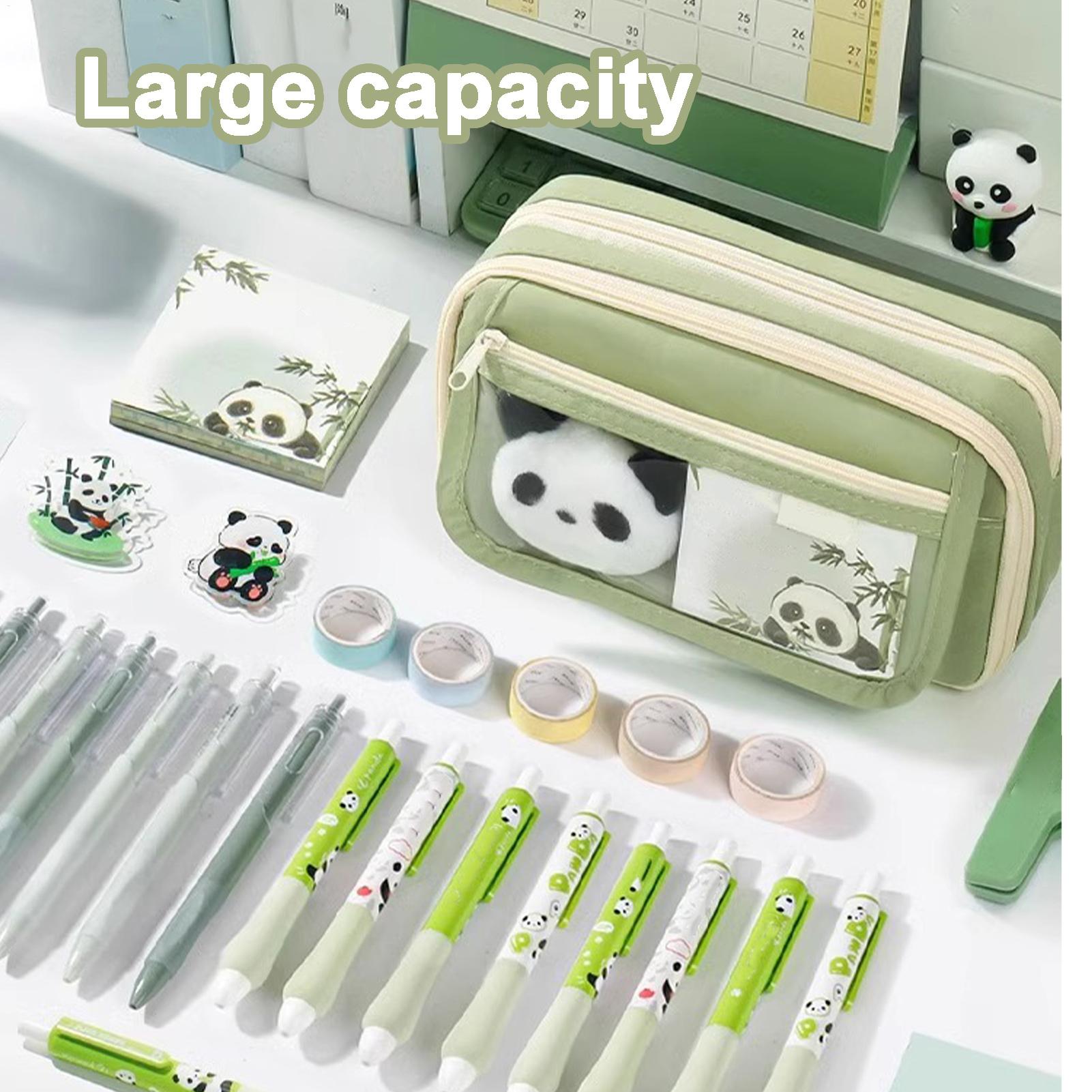 Estetik Kalem Kutusu Panda Kal - Aesthetic Large Pencil Case Pouch incelemesi ve fiyatı