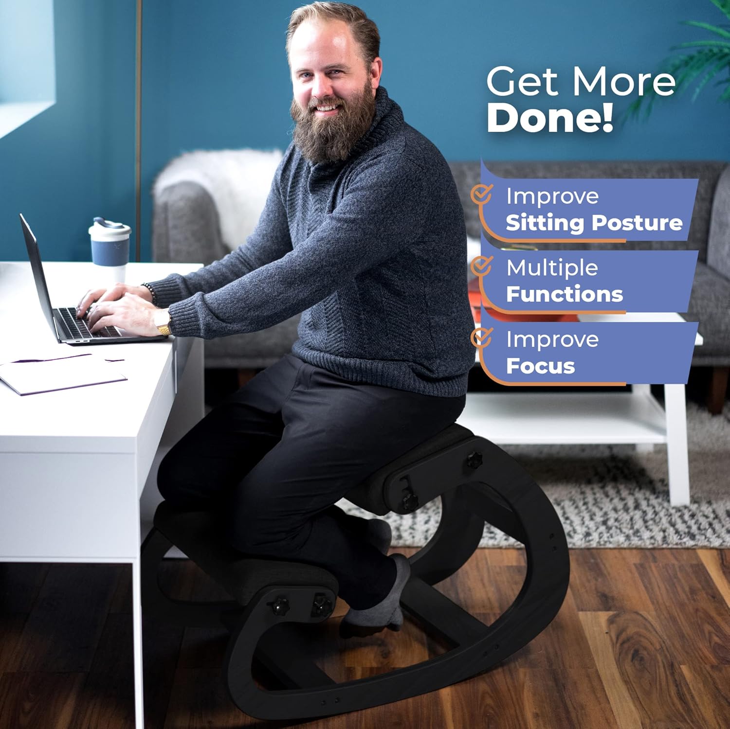 Ergonomik Ahşap Diz Çökme Kolt - Office Furniture incelemesi ve fiyatı