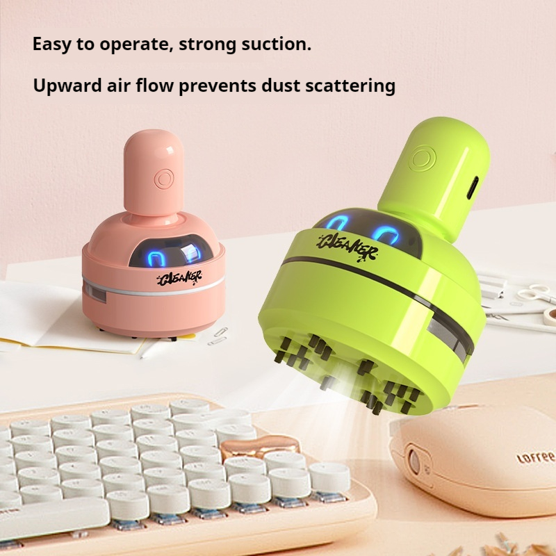 Yeni Versiyon Çizgi Film Mini  - Mini Desktop Vacuum Cleaner For Eraser Dust incelemesi ve fiyatı