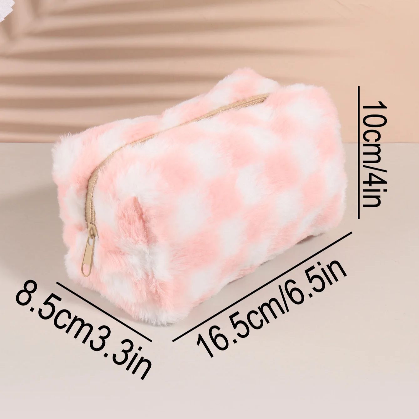 Sevimli Kore Kareli Kalem Kutu - Aesthetic Large Pencil Case Pouch incelemesi ve fiyatı