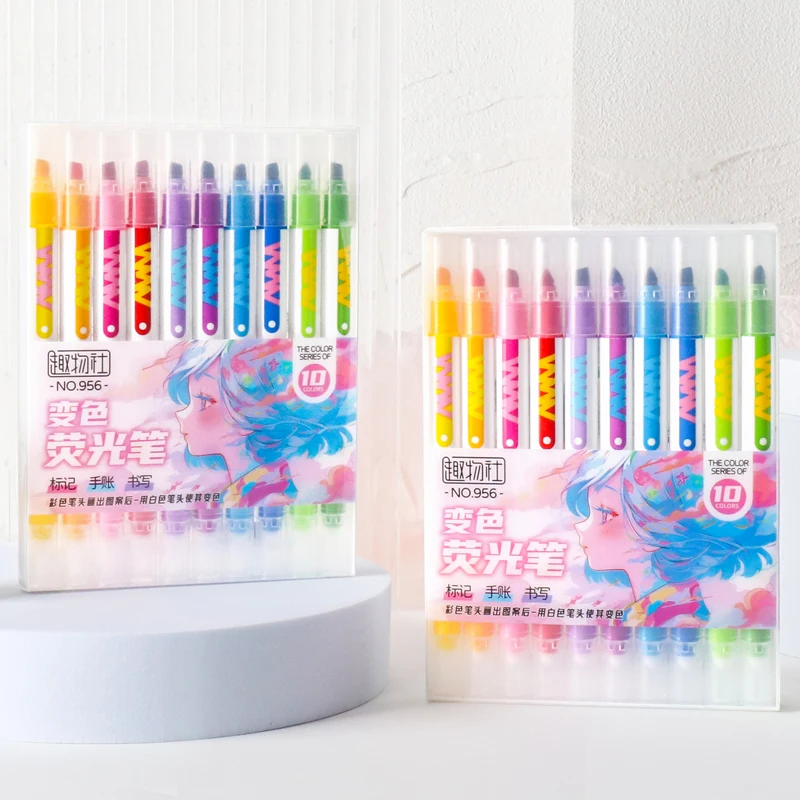 10 adet Çift uçlu Sihirli Renk - Pastel Highlighter Set Double Ended incelemesi ve fiyatı