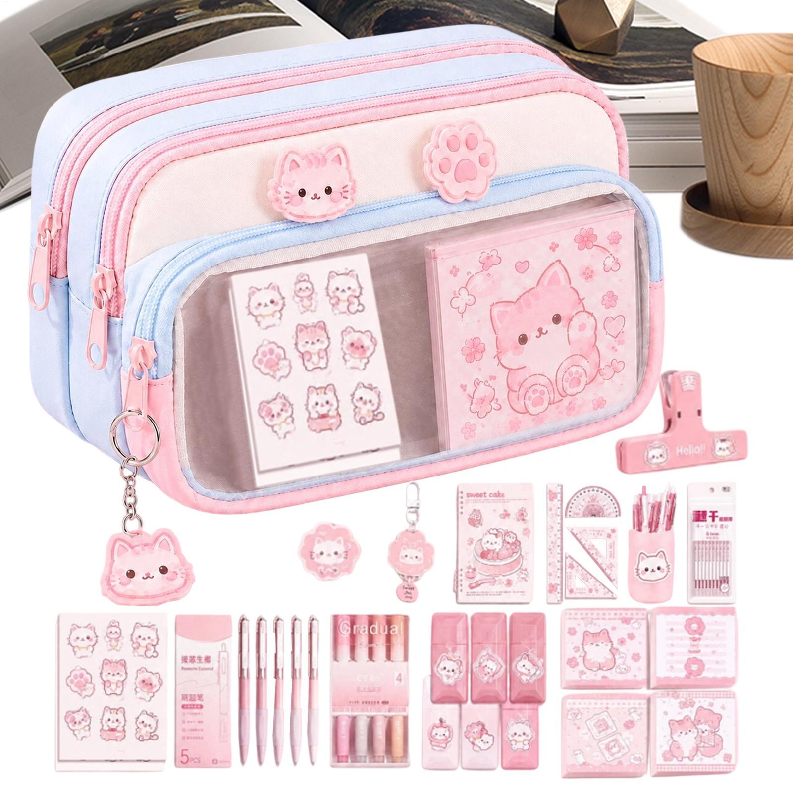 Büyük Kapasiteli Fermuarlı Kal - Aesthetic Large Pencil Case Pouch incelemesi ve fiyatı