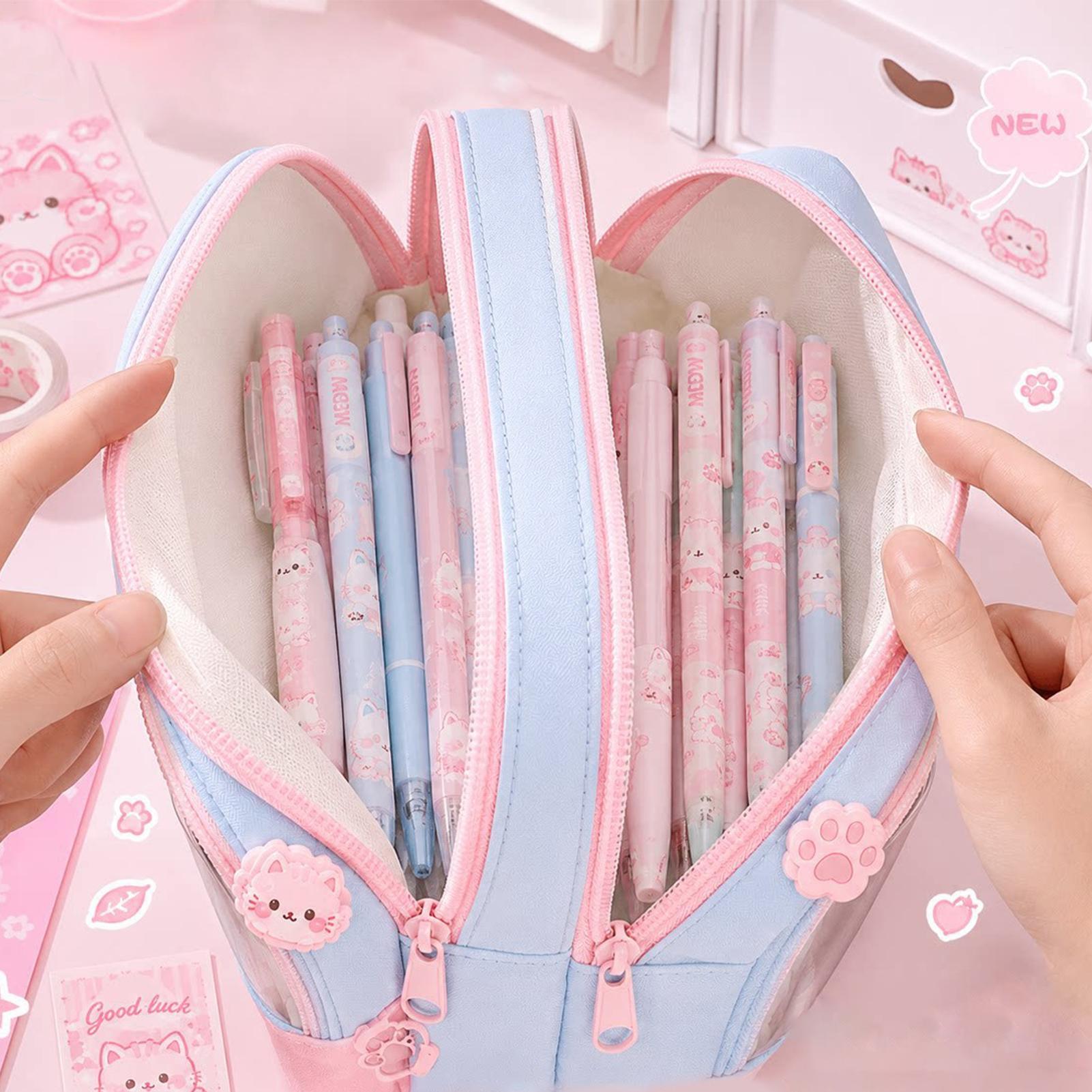 Büyük Kapasiteli Fermuarlı Kal - Aesthetic Large Pencil Case Pouch incelemesi ve fiyatı