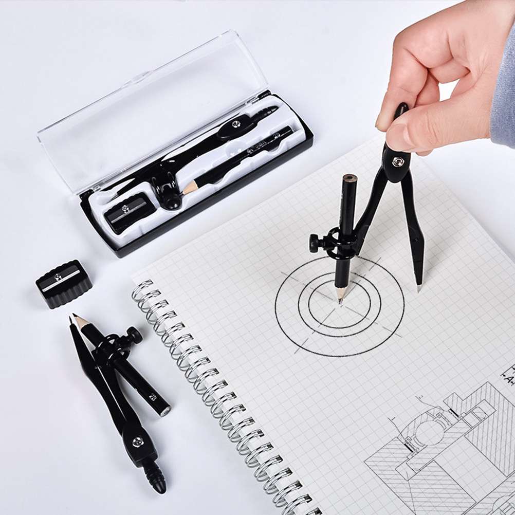 1 Set Hassas Öğrenci Pergeli S - Math Geometry Set With Compass incelemesi ve fiyatı