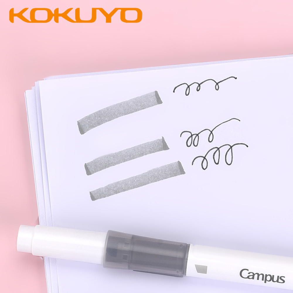 6 renk/set yeni japonya KOKUYO - Pastel Highlighter Set Double Ended incelemesi ve fiyatı