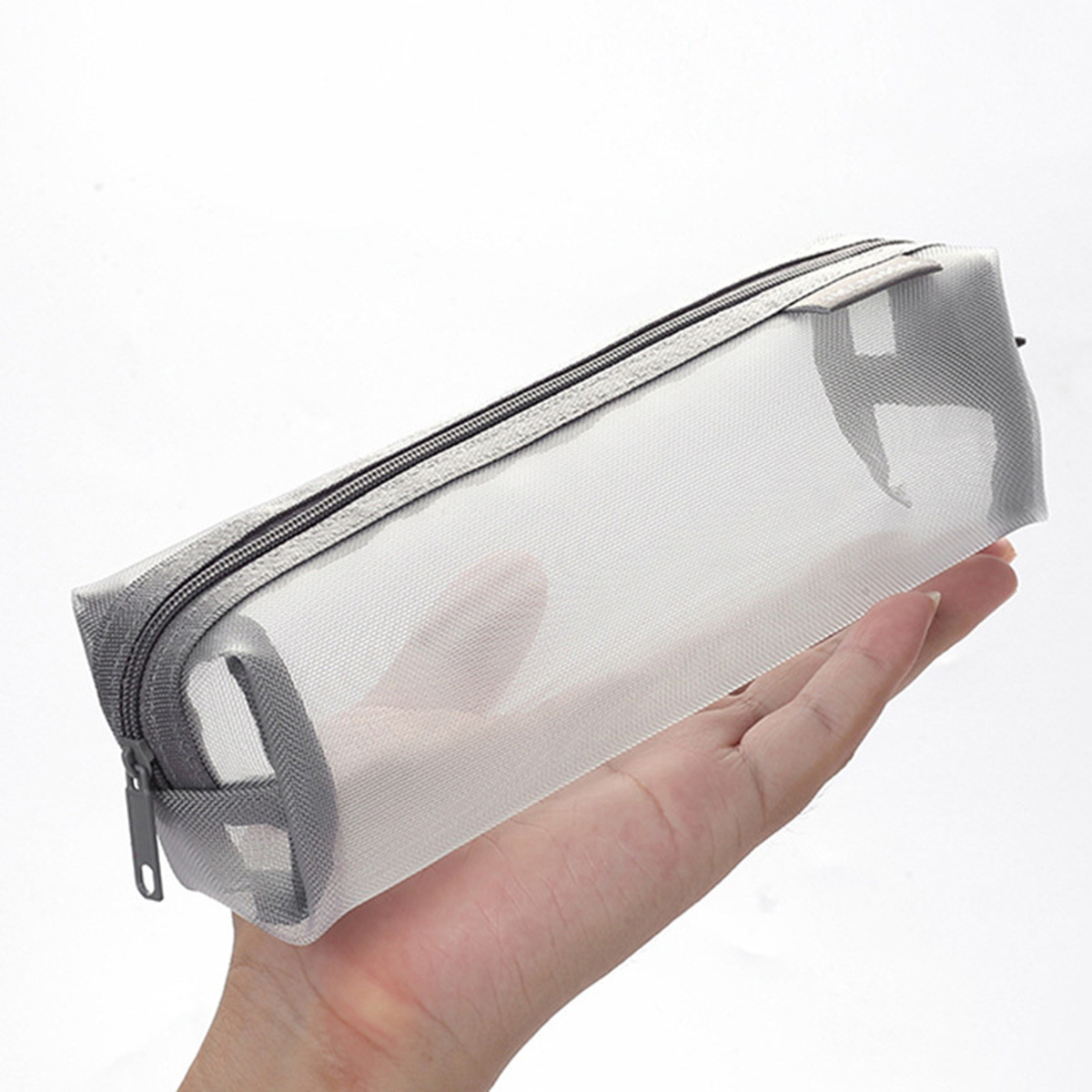 Şirin Estetik Şeffaf File Kale - Aesthetic Large Pencil Case Pouch incelemesi ve fiyatı