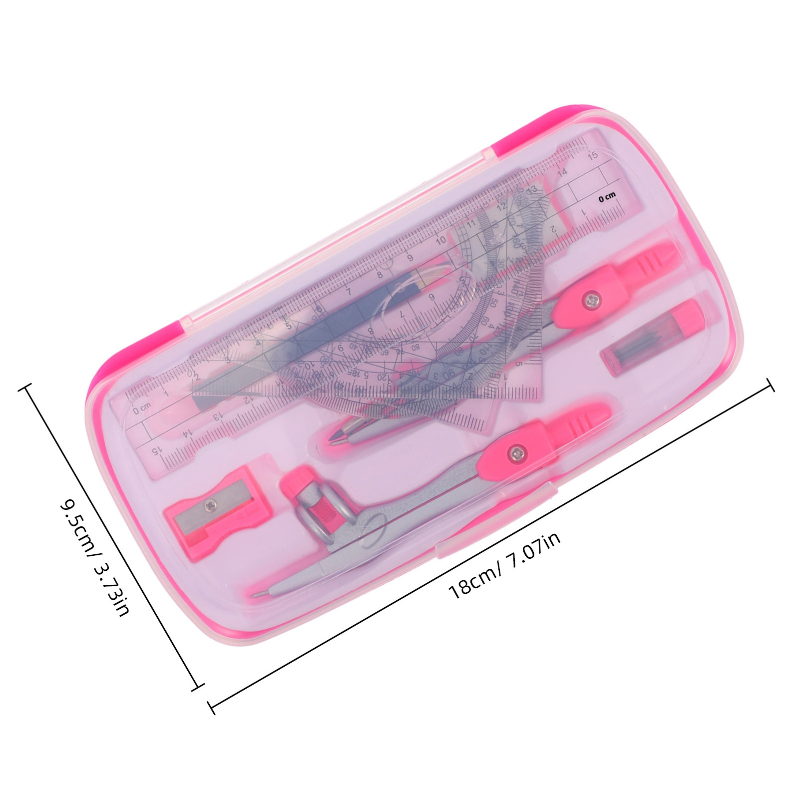 1 takım hafif taşınabilir pusu - Math Geometry Set With Compass incelemesi ve fiyatı