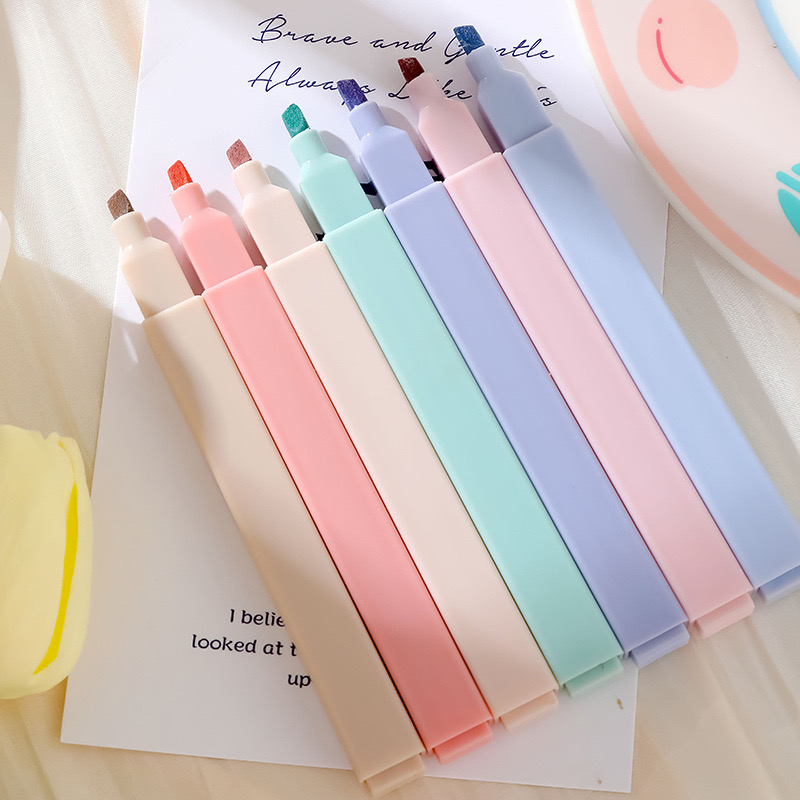6 adet/takım Fosforlu Kalem Se - Pastel Highlighter Set Double Ended incelemesi ve fiyatı