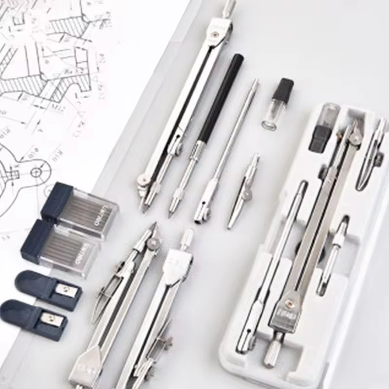 Paslanmaz çelik çok fonksiyonl - Math Geometry Set With Compass incelemesi ve fiyatı