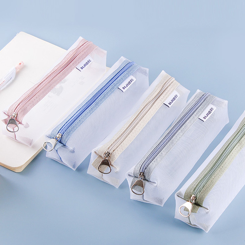 Şeffaf Naylon Örgü Kalem Çanta - Clear Mesh Pencil Pouch For Exam incelemesi ve fiyatı
