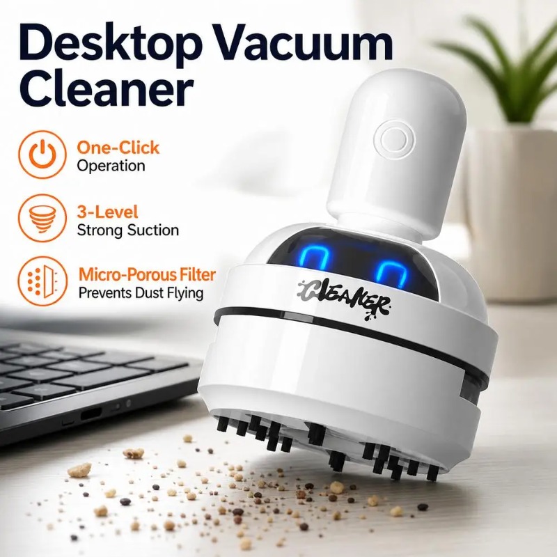 Masaüstü Temizleyici Elektrikl - Mini Desktop Vacuum Cleaner For Eraser Dust incelemesi ve fiyatı