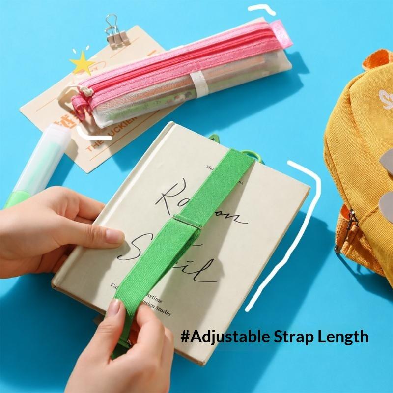Şeffaf File Kalem Çantası Çift - Clear Mesh Pencil Pouch For Exam incelemesi ve fiyatı