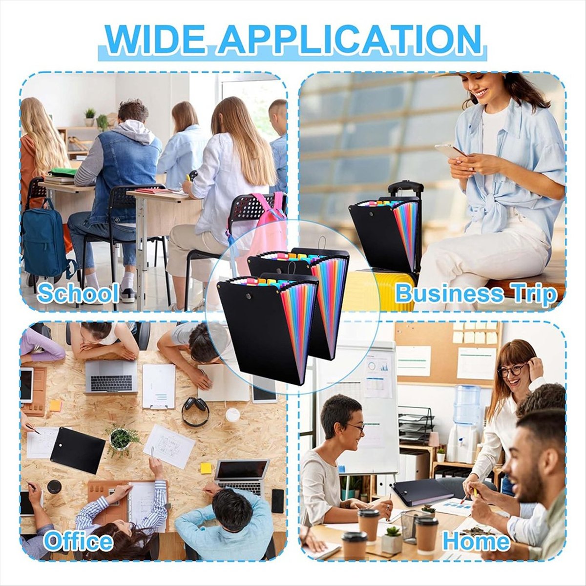 ABPP 2 Adet Genişleyen Dosya K - Expandable Accordion File Folder 13 Pockets incelemesi ve fiyatı