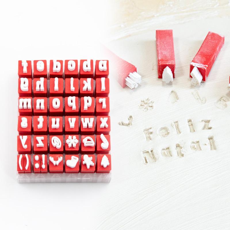 Noel Temalı Alfabe Kil Damga S - Writing Tools incelemesi ve fiyatı