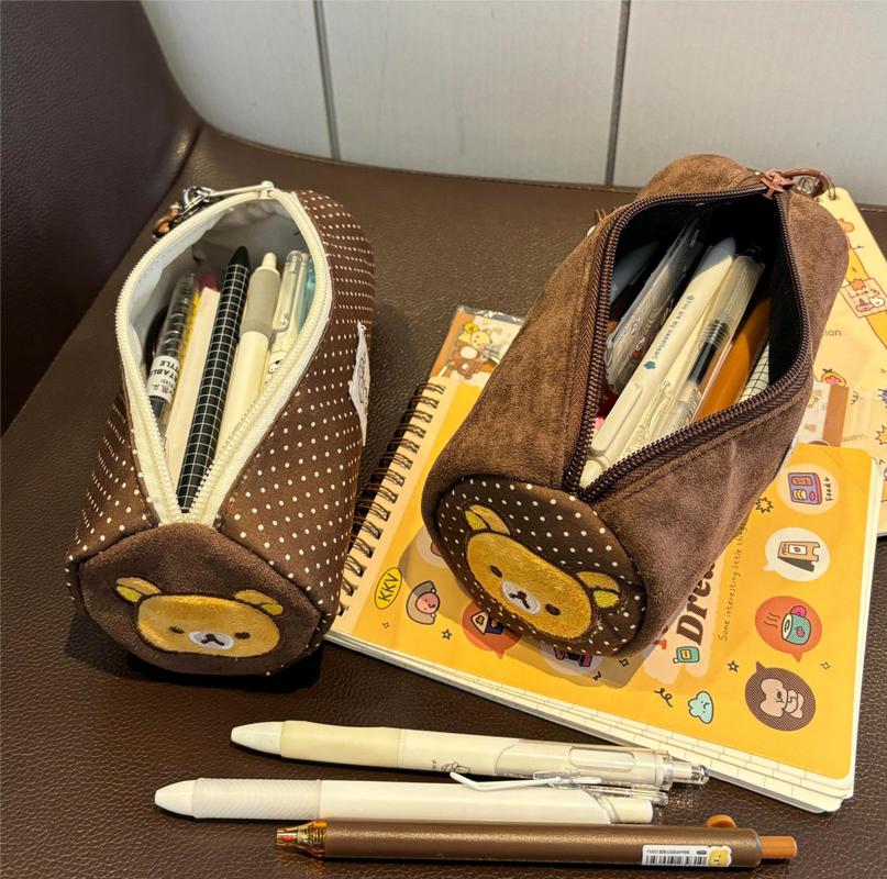 Yeni Rilakkuma Anime Silindiri - Aesthetic Large Pencil Case Pouch incelemesi ve fiyatı