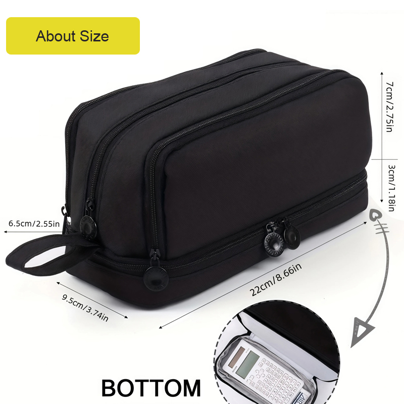 4 Bölmeli Büyük Kapasiteli Kal - Aesthetic Large Pencil Case Pouch incelemesi ve fiyatı